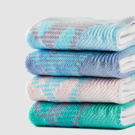 Skarpety Kawasaki K1F00-C6377 biało-niebieskie