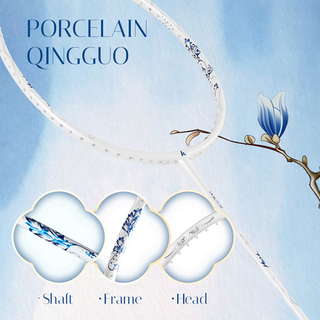 Rakieta do badmintona Kawasaki PORCELAIN QINGGUO