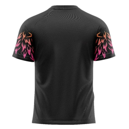 Koszulka sportowa Felet RN 3619 Różowa/Czarna (unisex)