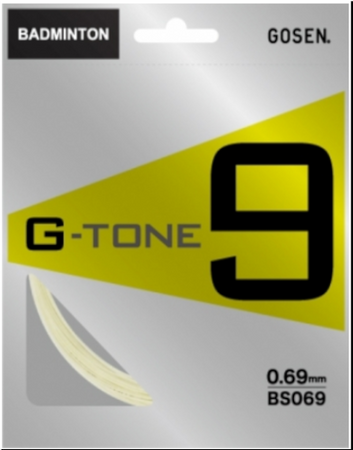 Naciąg do badmintona GOSEN G-TONE 9 (10m) czarny