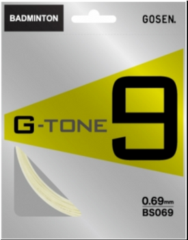 Naciąg do badmintona GOSEN G-TONE 9 (10m) czarny